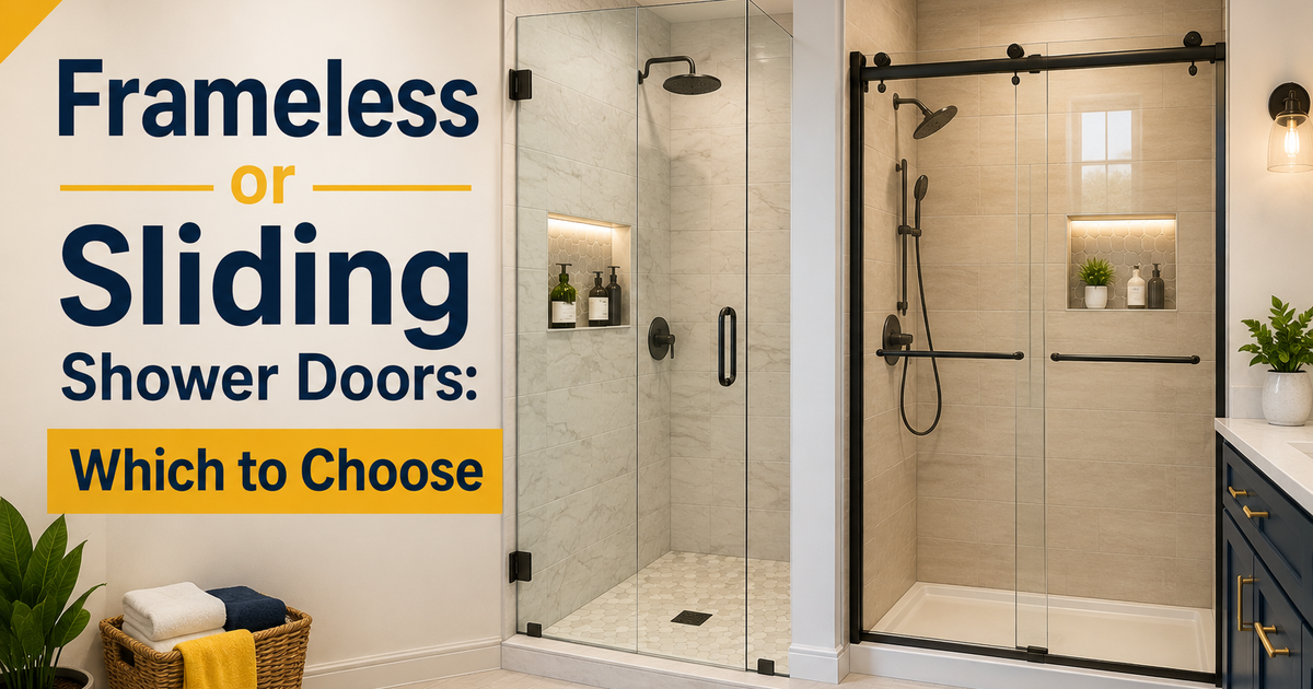 Frameless Glass or Sliding Shower Doors? Which Should You Choose?