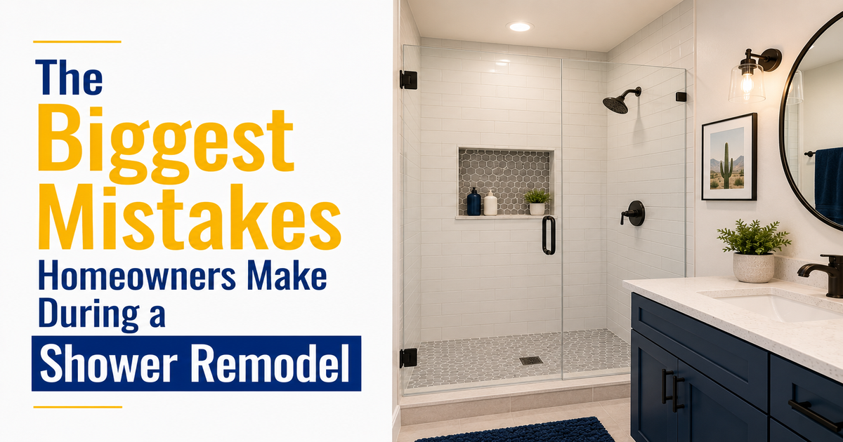 The Biggest Mistakes Homeowners Make During a Shower Remodel